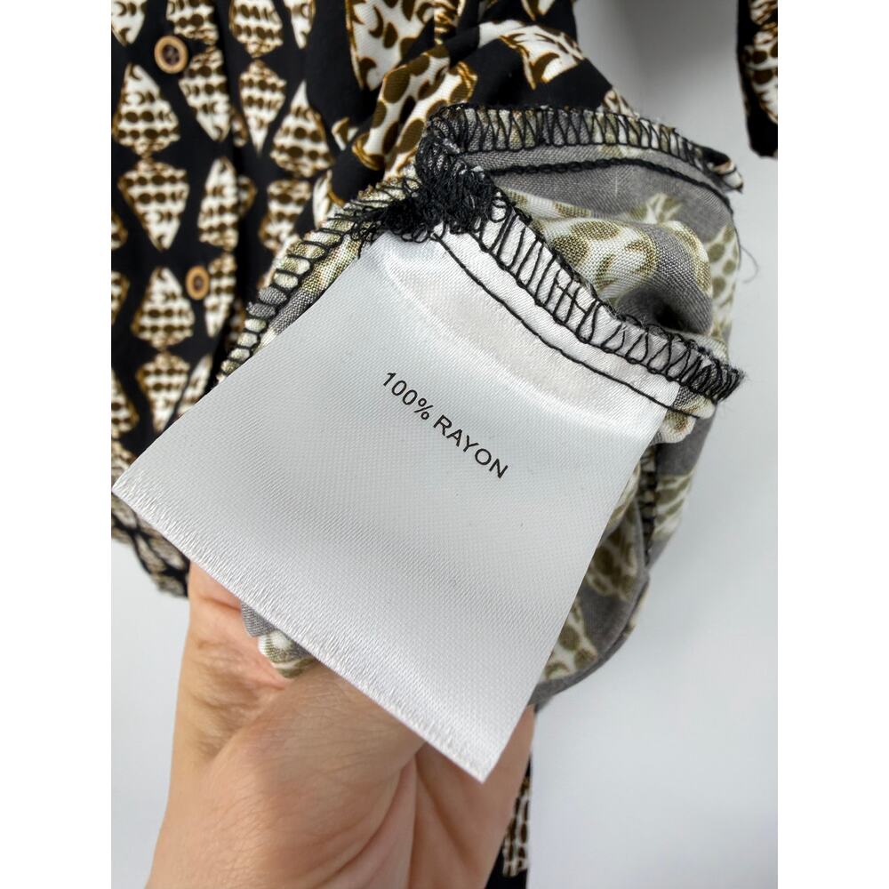 Paradise Now Womens Hawaiian Dress Waiehu Size S
Black Seashells Pockets Beach - Picture 5 of 13